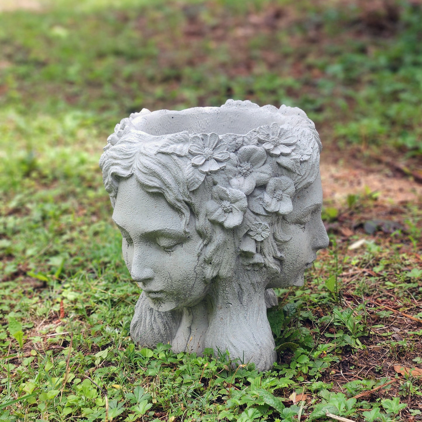 3 Face Concrete Planter