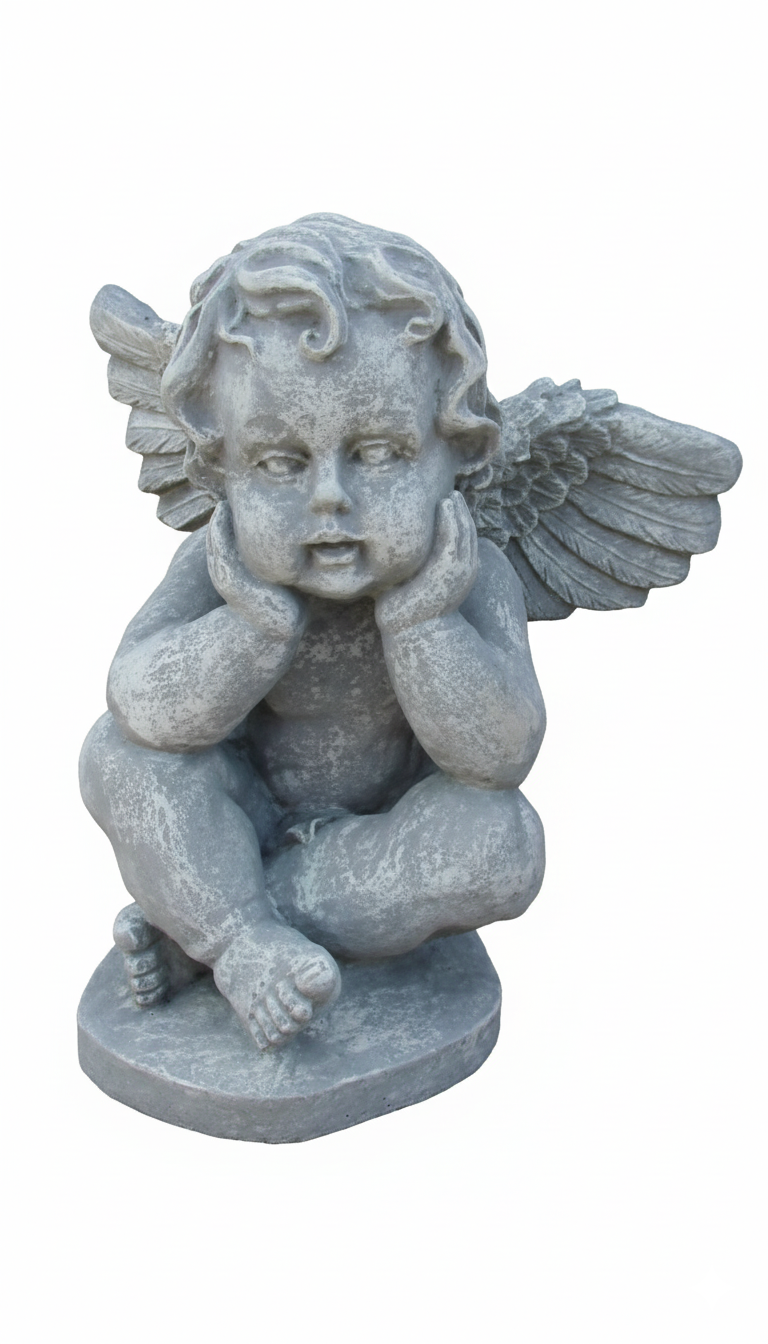 Thinking Angel Concrete Mold 11" Height