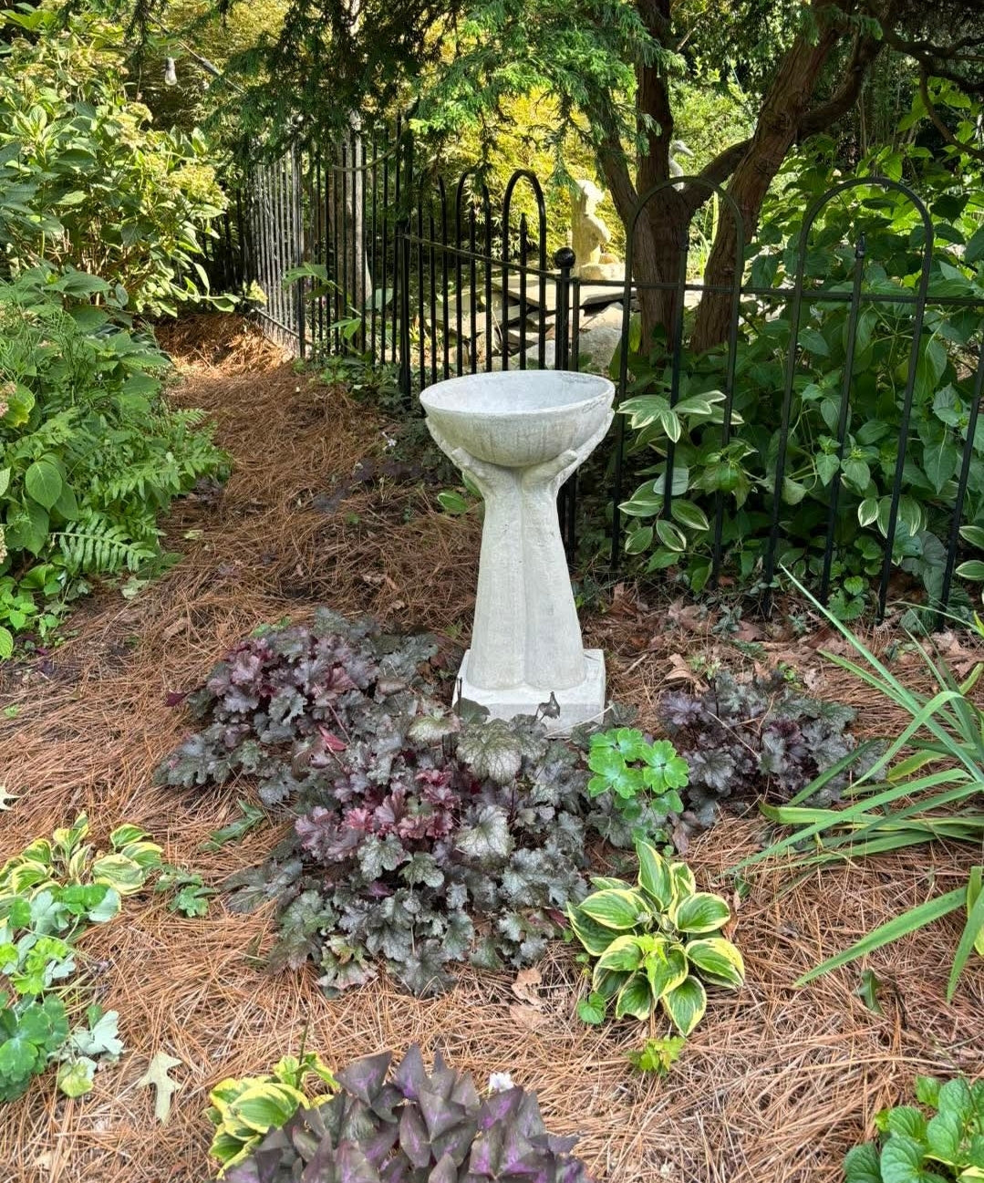 Modern Hand Bowl Concrete Planter