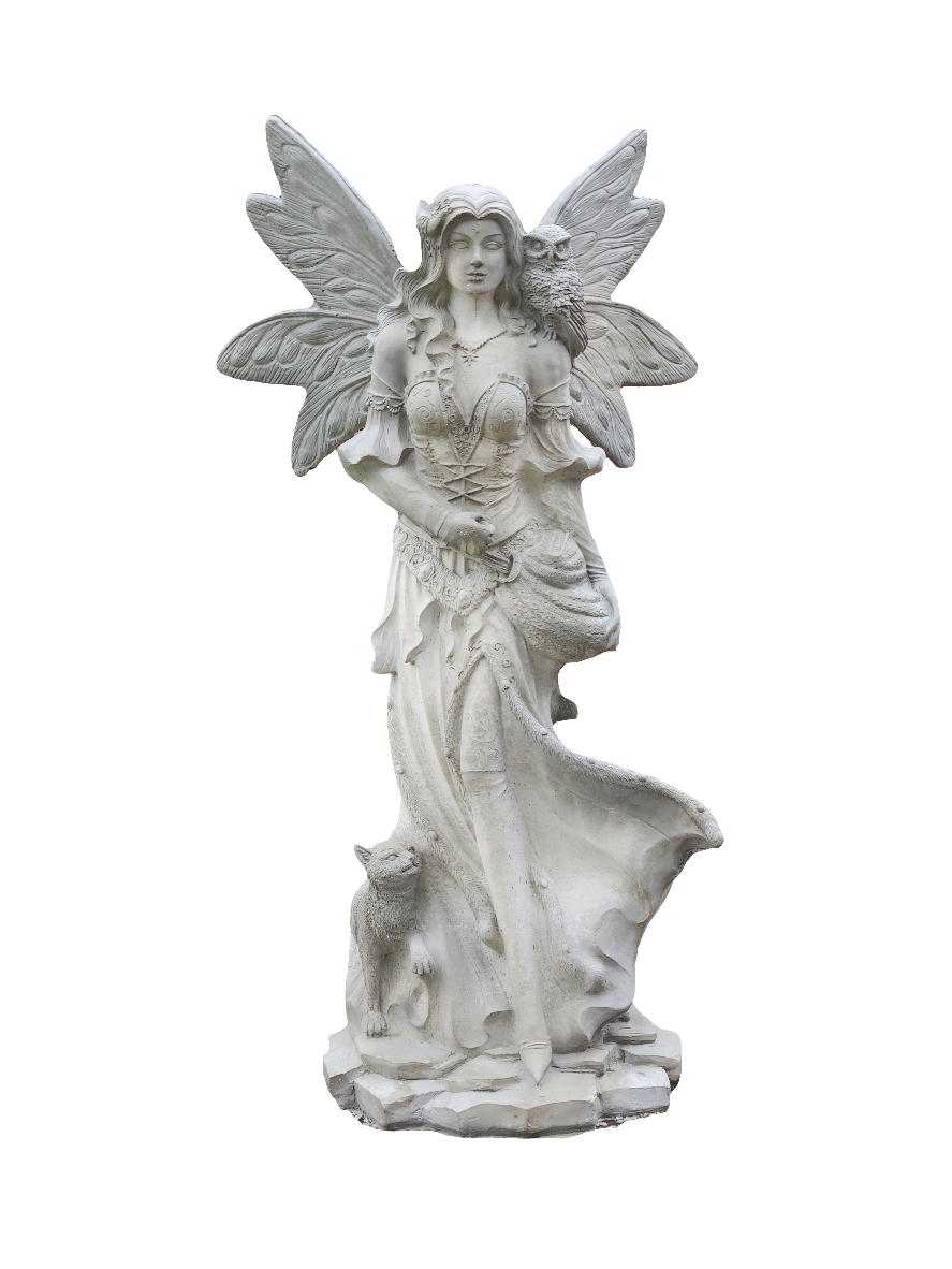 Fairy Athena Concrete Statue