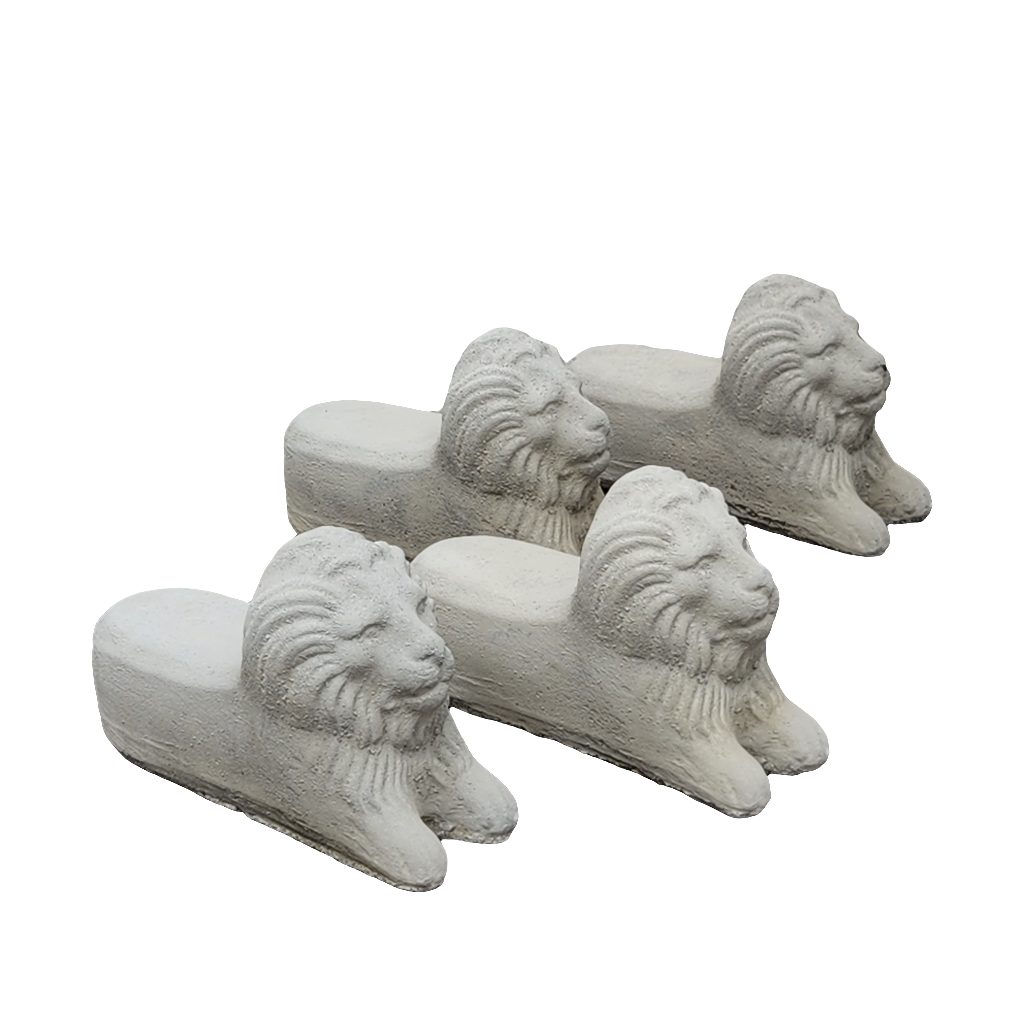 Concrete Lion Planter Pot Feet