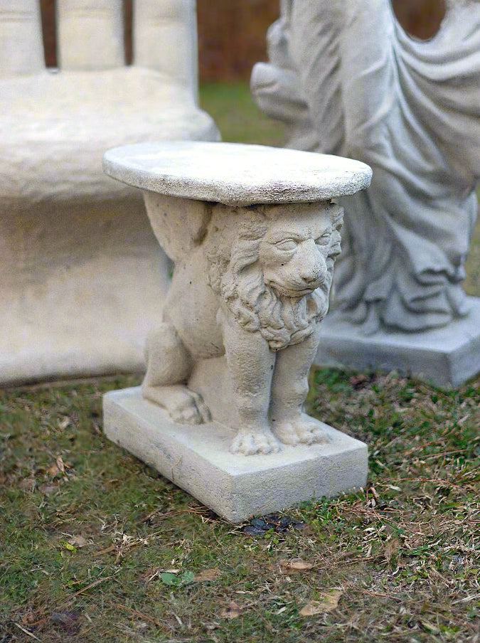 Lion Pedestal Concrete Statue