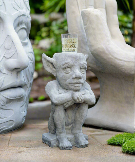 Alien Side Table Concrete Statue
