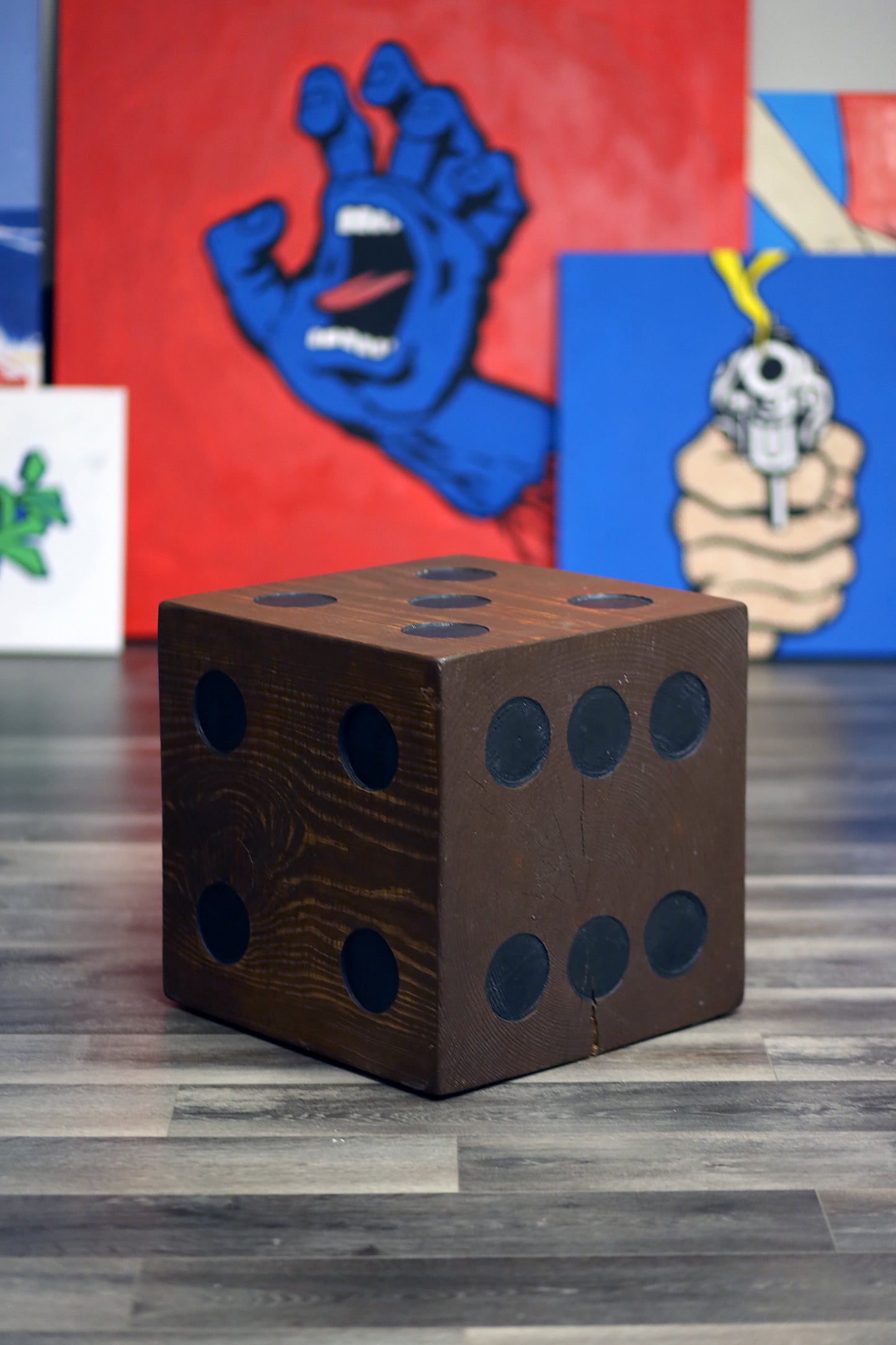 Solid Wood Dice Table