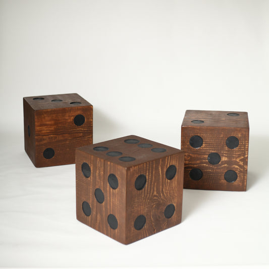 Solid Wood Dice Table