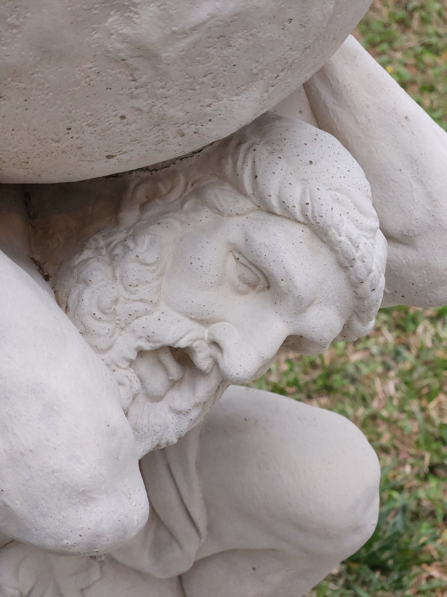 Atlas Concrete Statue