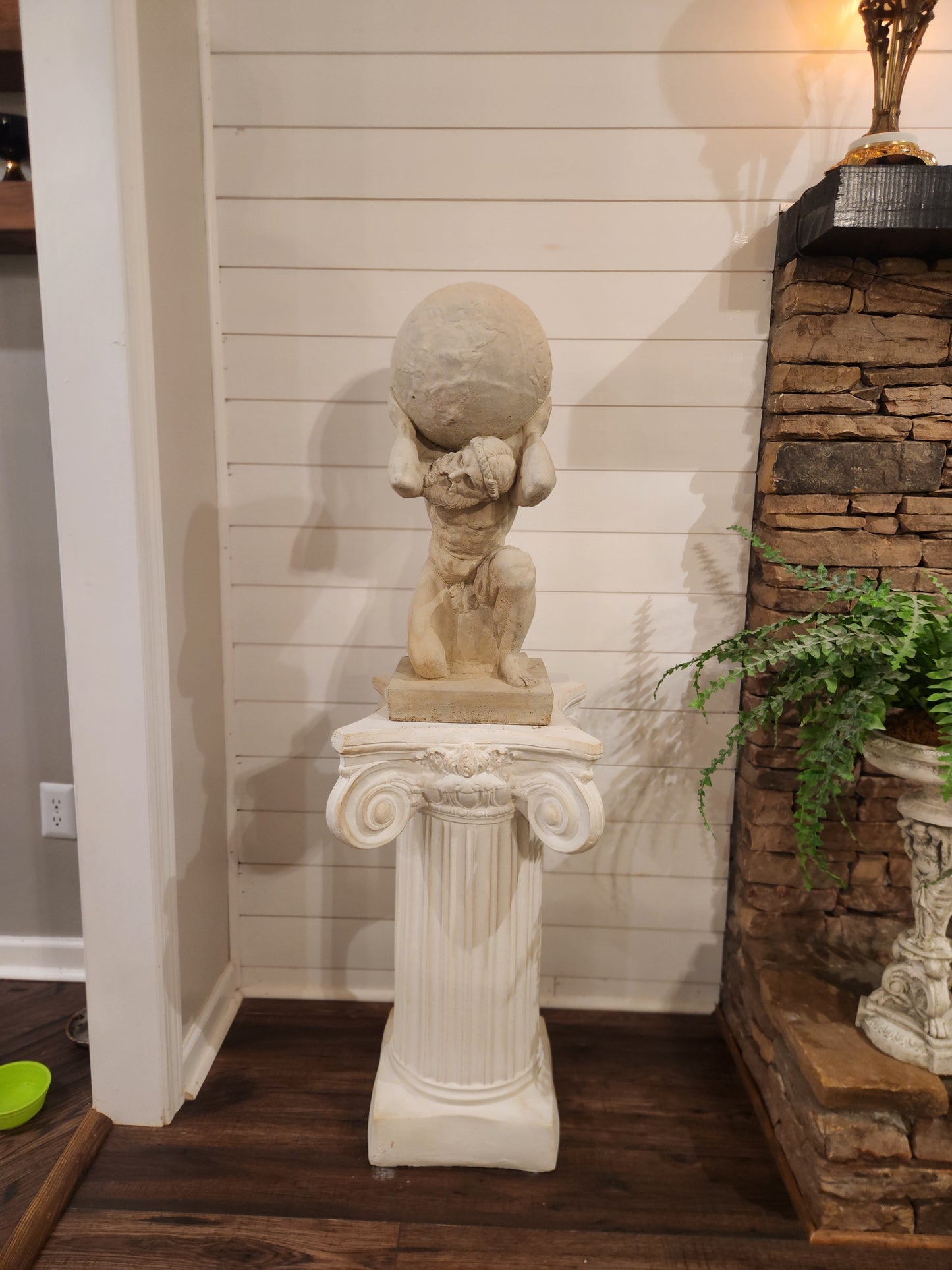 Atlas Concrete Statue