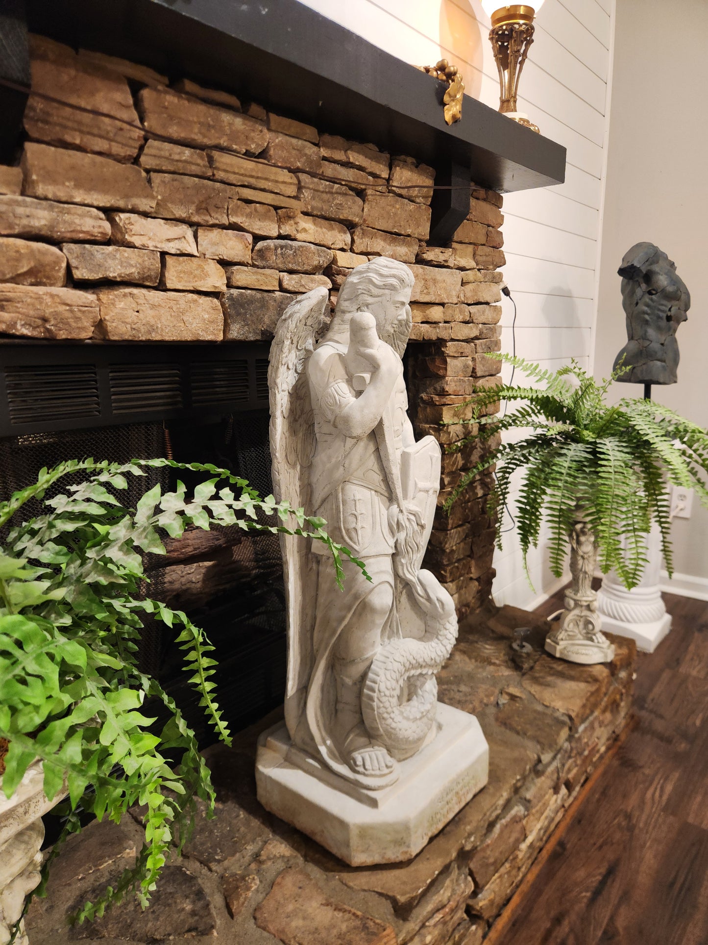 Archangel Concrete Statue