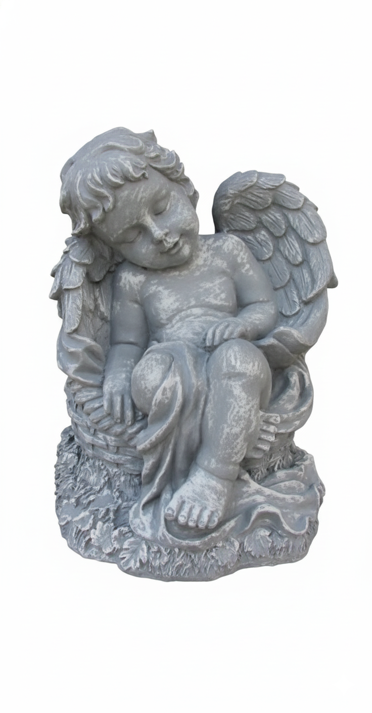 Contemplative Angel Concrete Mold 11" Height