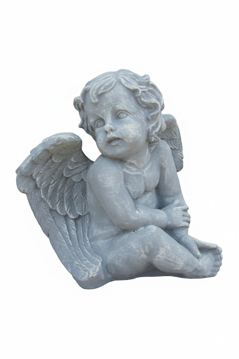 Sitting Angel Concrete Mold 12" Height