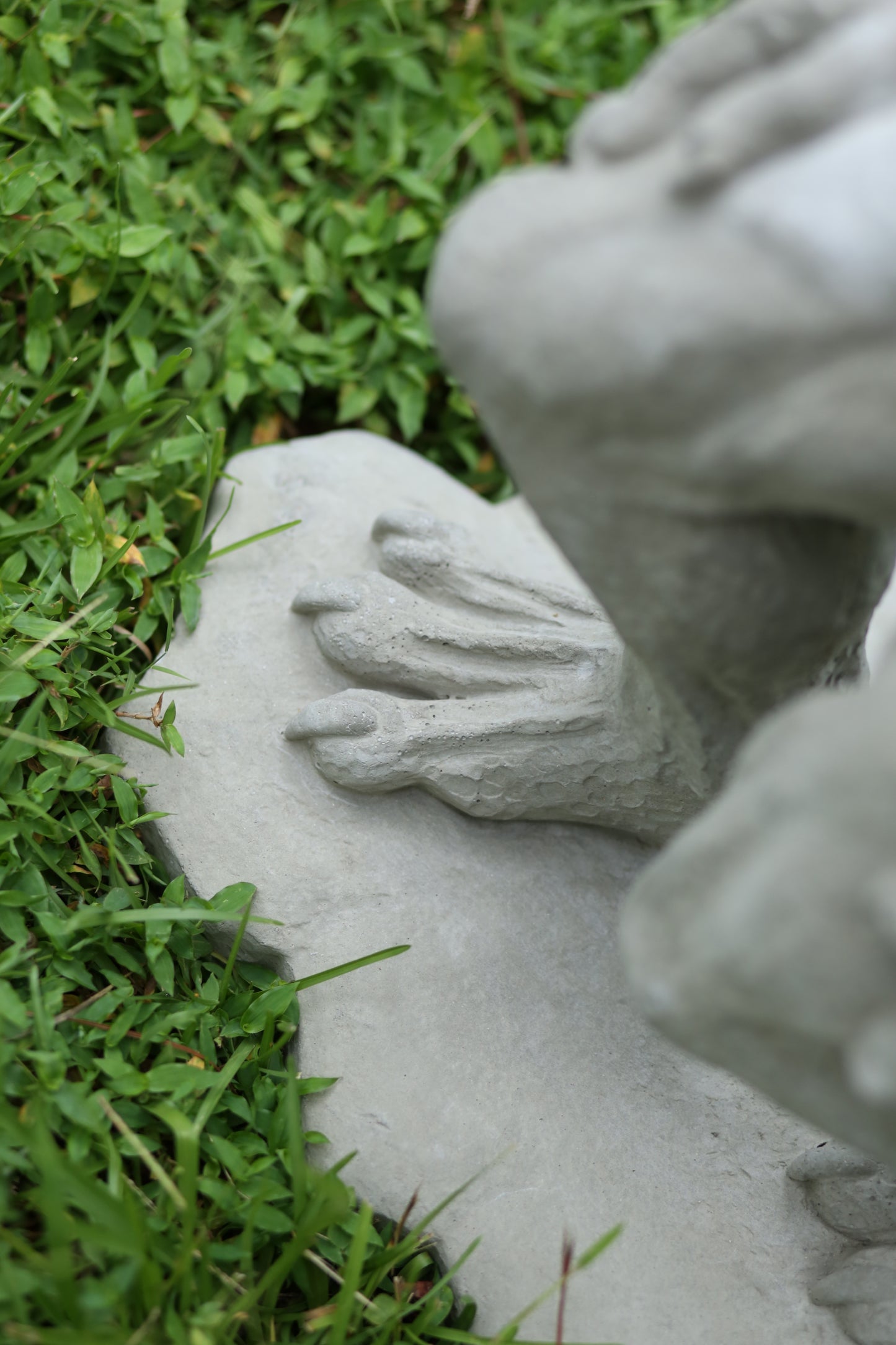 Lizardman Concrete Statue