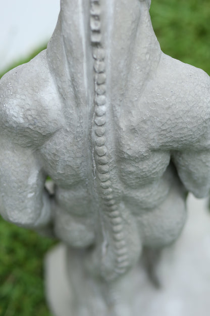 Lizardman Concrete Statue