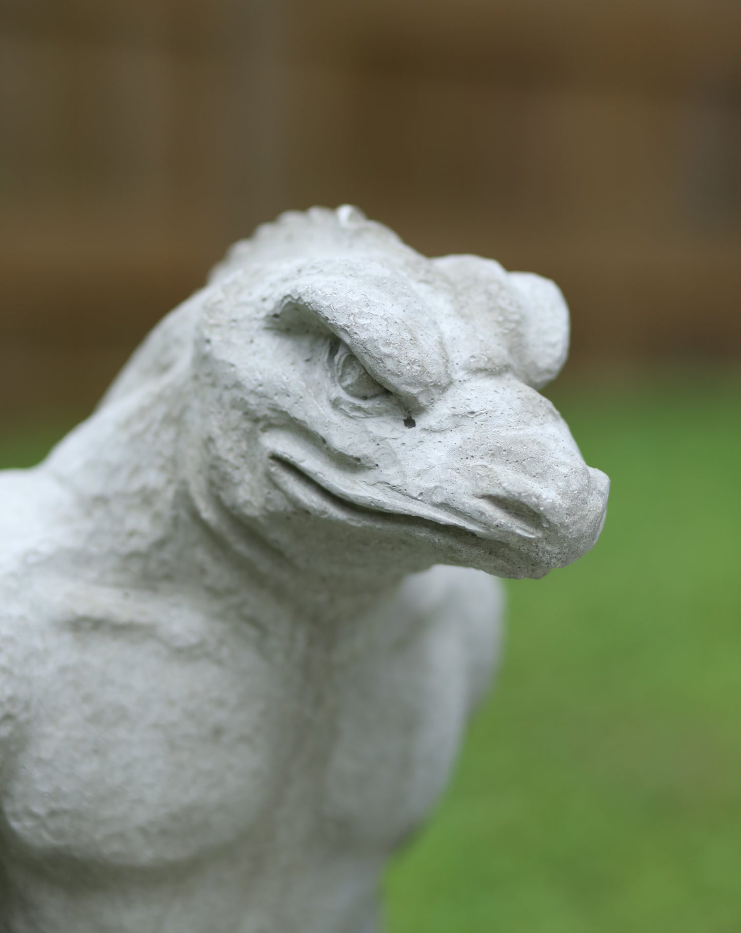 Lizardman Concrete Statue