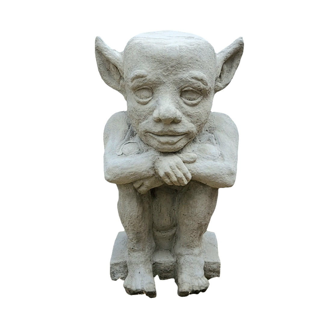 Alien Side Table Concrete Statue