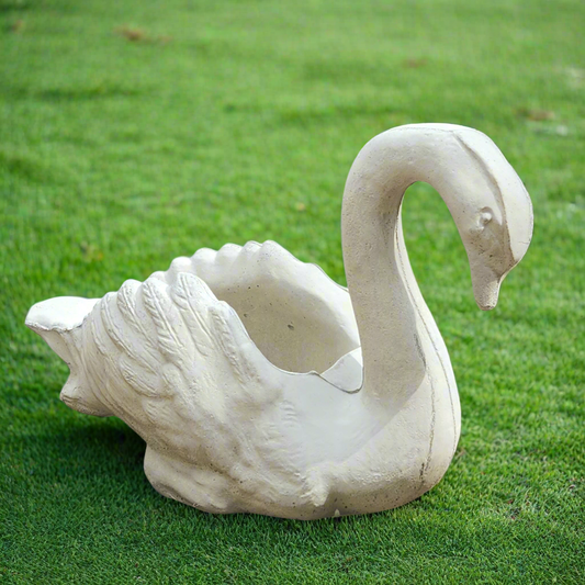 Swan Concrete Statue