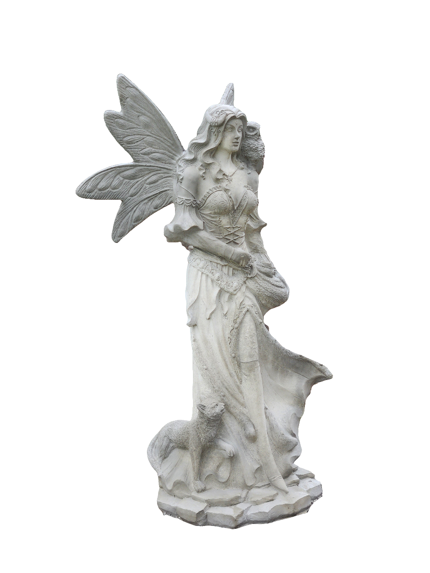 Fairy Athena Concrete Statue