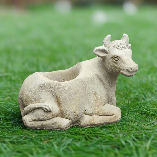 Cow Concrete Planter