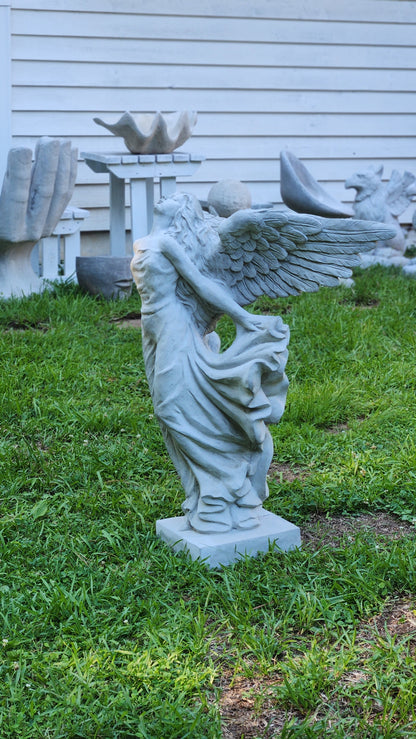 Flying Angel Concrete Statue - Image 8
