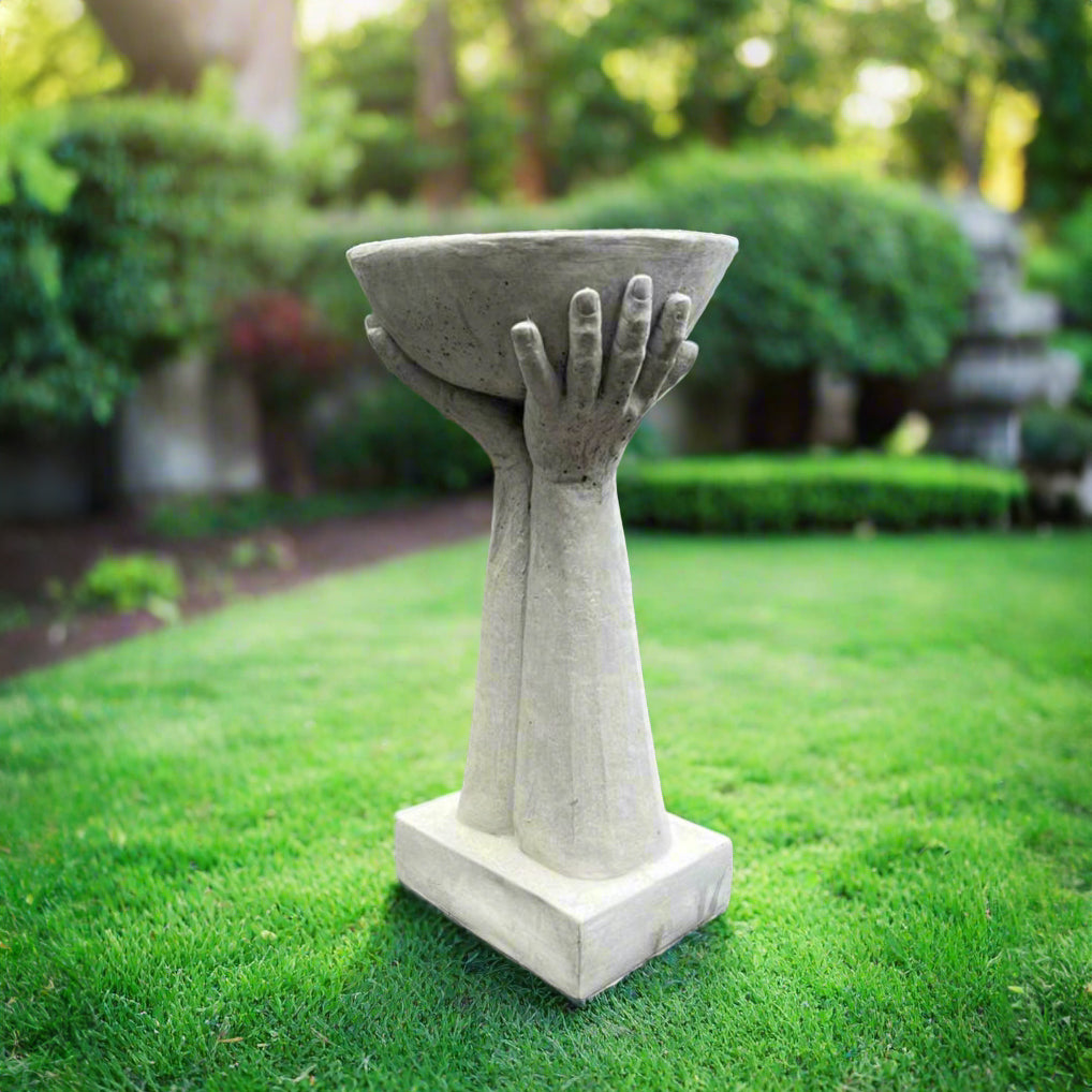 Modern Hand Bowl Concrete Planter