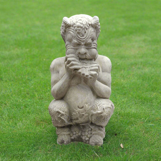 Pan Flute Man Concrete Statue