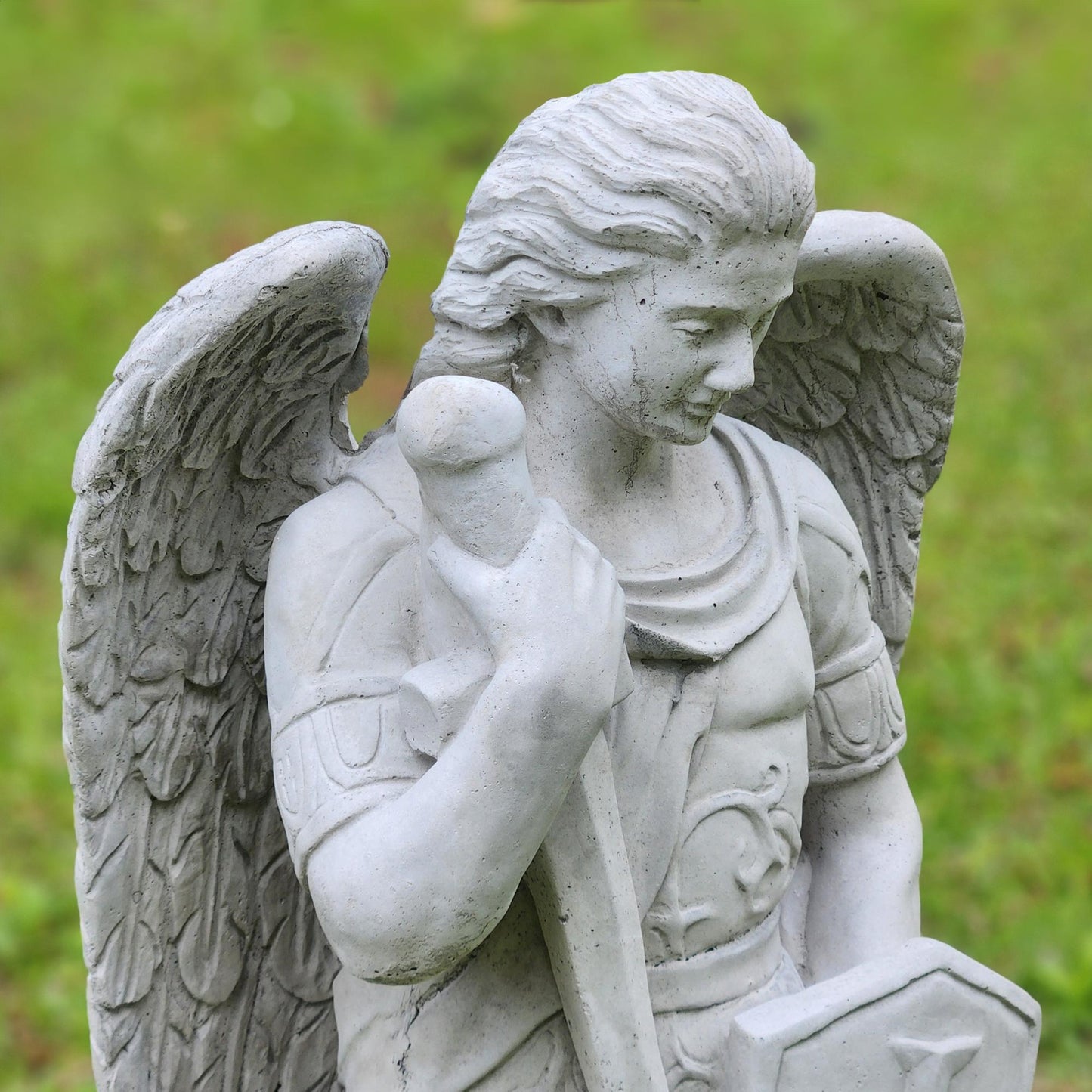 Archangel Concrete Statue