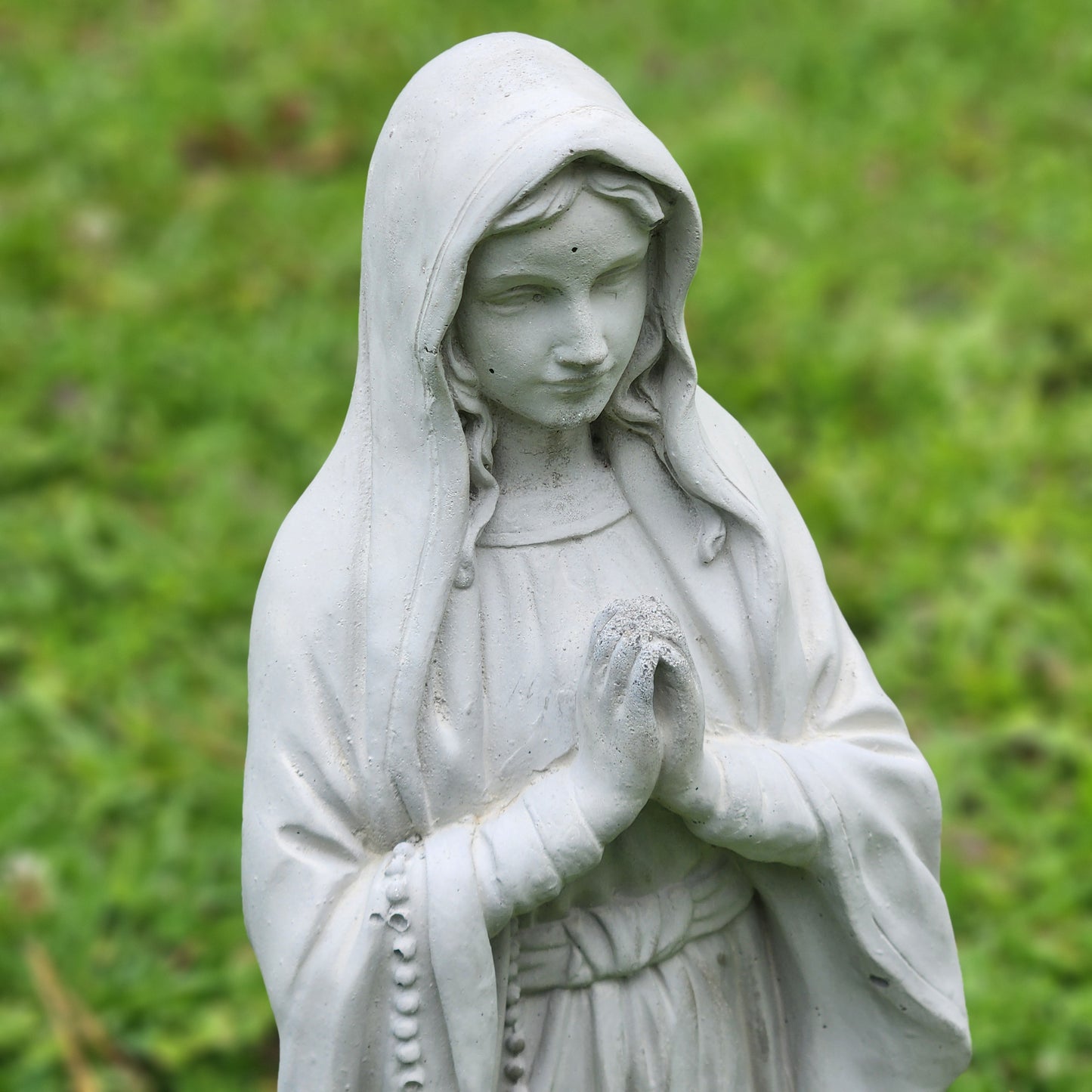 Praying Virgin Mary Concrete Statue