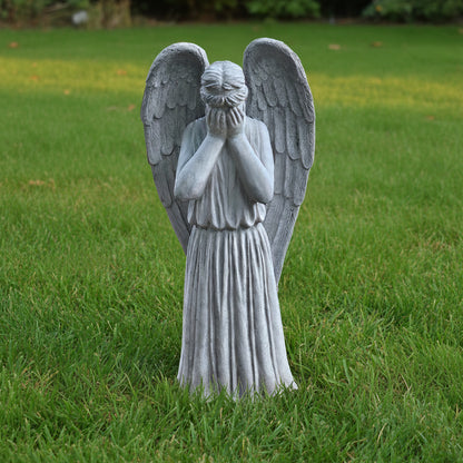 Weeping Angel Concrete Statue